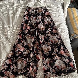 High waisted sheer pants